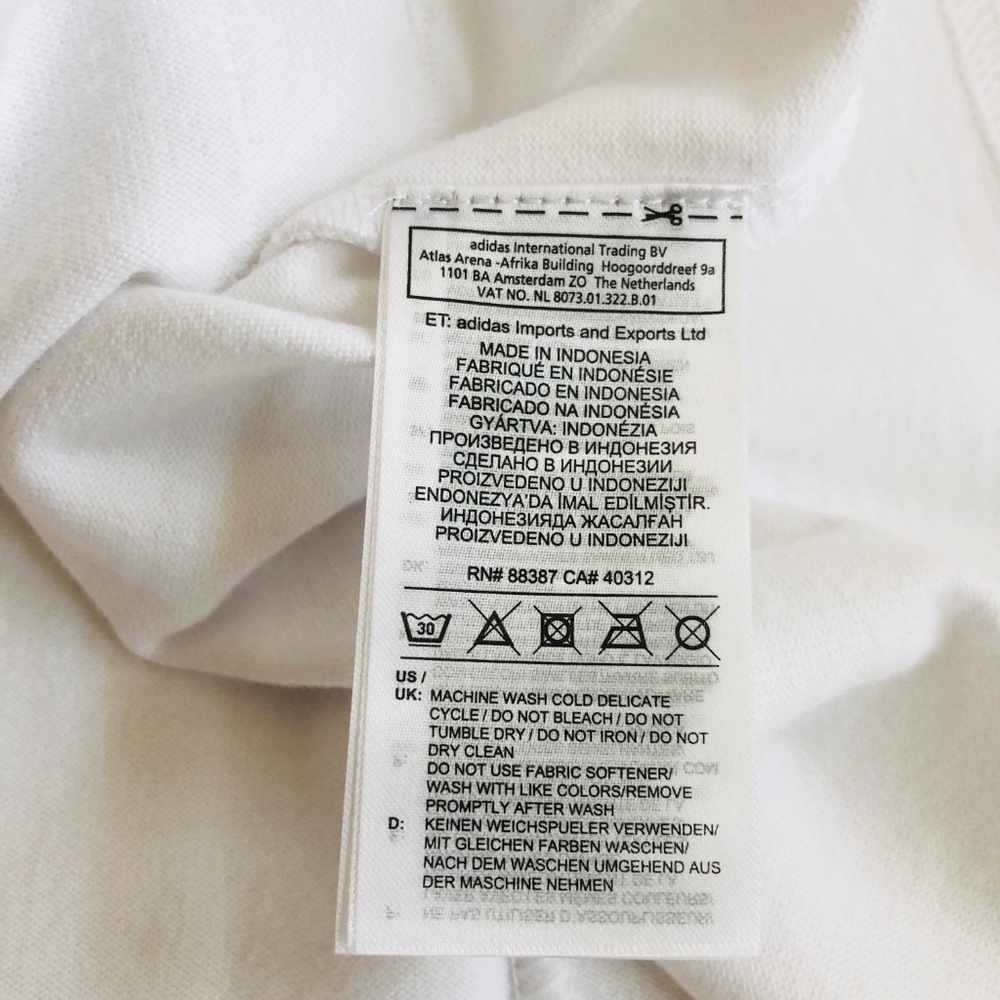 adidas Originals NMD Tee T-Shirt DH2282 White NWT - Picture 8 of 8